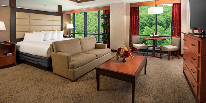 Corner King Suite at Seneca Allegany Resort & Casino