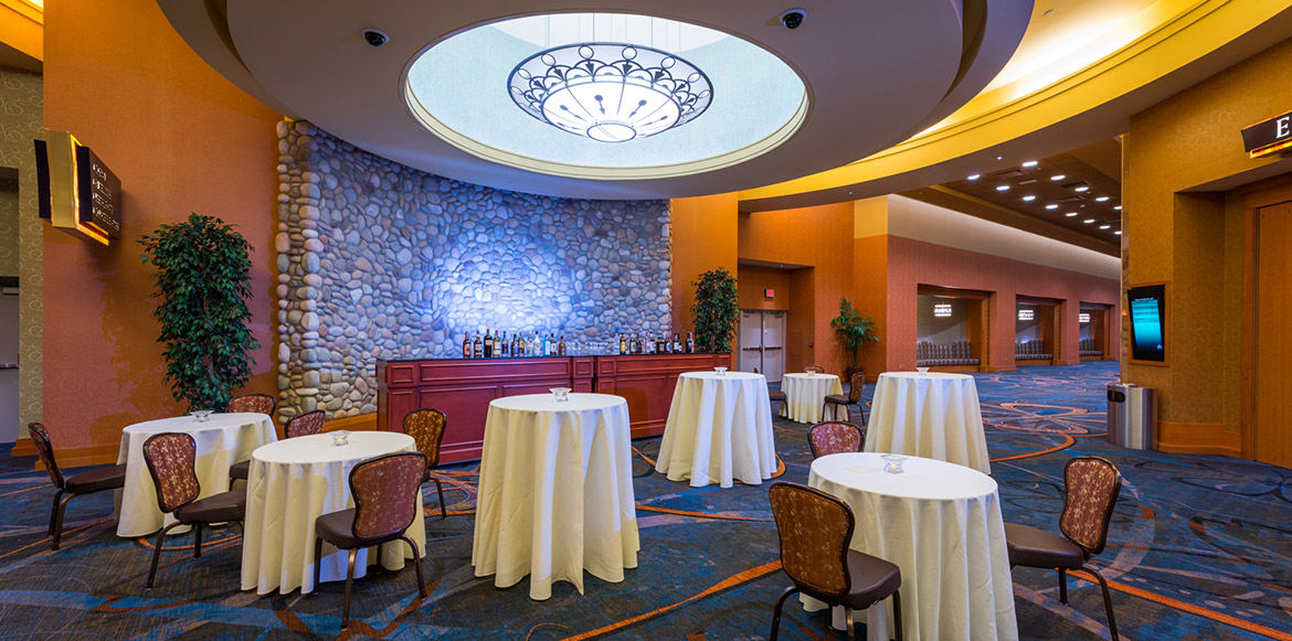 Pre-function space at Seneca Allegany Resort & Casino